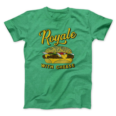 Royale with Cheese Funny Movie Men/Unisex T-Shirt Heather Kelly | Funny Shirt from Famous In Real Life
