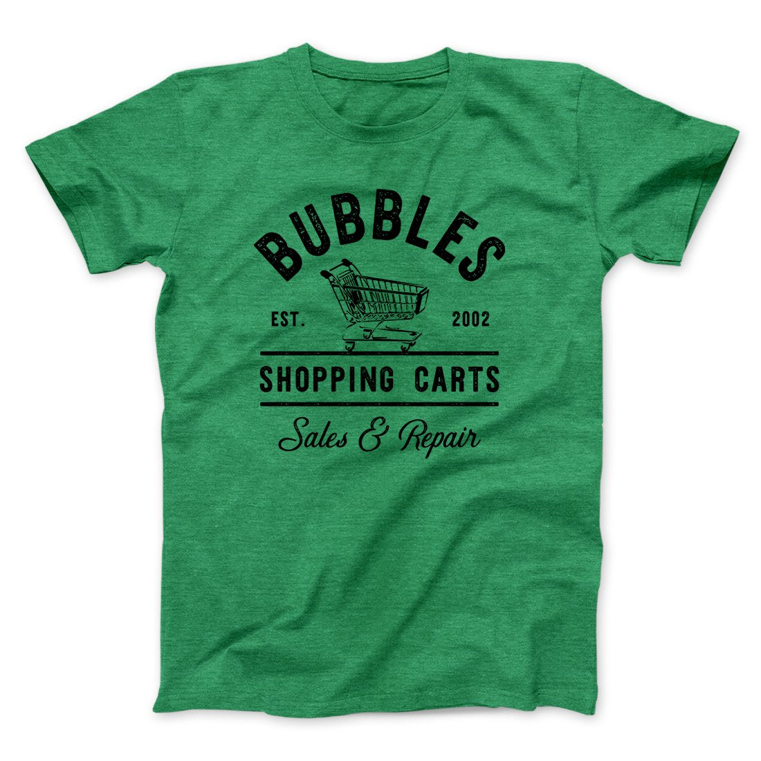 Bubbles Shopping Carts Men/Unisex T-Shirt | Funny Shirt from Famous In Real Life