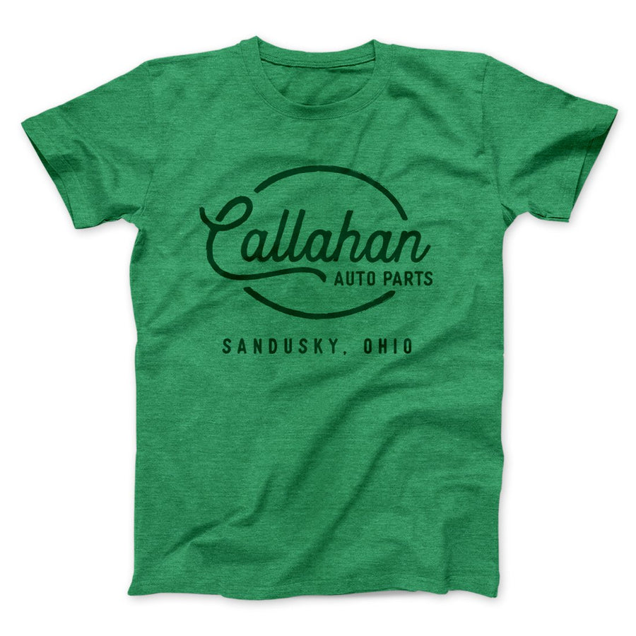 Callahan Auto Parts Funny Movie Men/Unisex T-Shirt Heather Kelly | Funny Shirt from Famous In Real Life