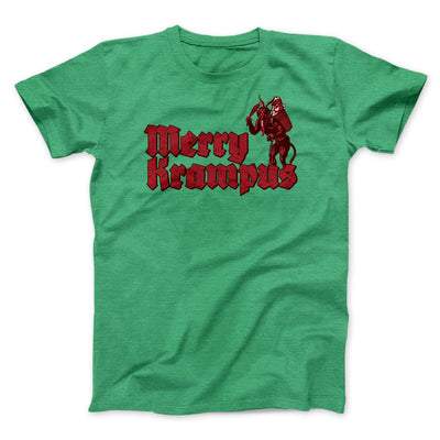 Merry Krampus Men/Unisex T-Shirt Heather Kelly | Funny Shirt from Famous In Real Life
