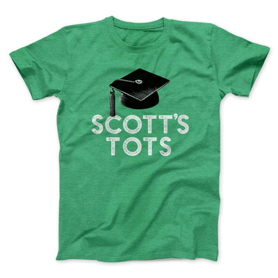 Scott's Tots Men/Unisex T-Shirt Heather Kelly | Funny Shirt from Famous In Real Life