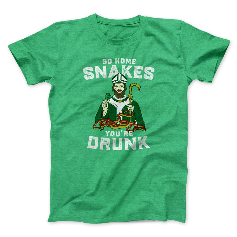 Go Home Snakes Men/Unisex T-Shirt Heather Kelly | Funny Shirt from Famous In Real Life