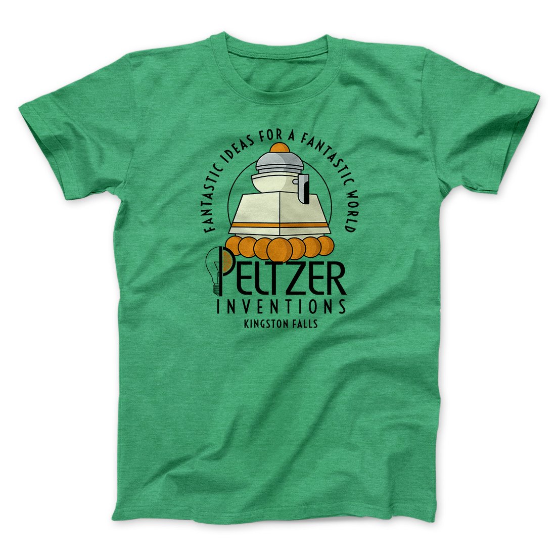 Peltzer Inventions Funny Movie Men/Unisex T-Shirt Heather Kelly | Funny Shirt from Famous In Real Life