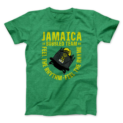 Jamaica Bobsled Team Funny Movie Men/Unisex T-Shirt Heather Kelly | Funny Shirt from Famous In Real Life