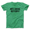 Anti-Social Butterfly Funny Men/Unisex T-Shirt Heather Kelly | Funny Shirt from Famous In Real Life