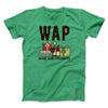 WAP- Wine & Presents Men/Unisex T-Shirt Heather Kelly | Funny Shirt from Famous In Real Life