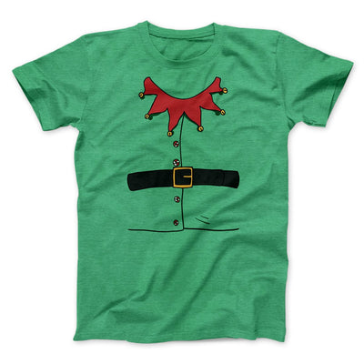 Elf Suit Men/Unisex T-Shirt Heather Kelly | Funny Shirt from Famous In Real Life
