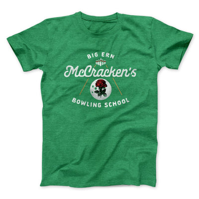 Big Ern McCracken's Bowling School Funny Movie Men/Unisex T-Shirt Heather Kelly | Funny Shirt from Famous In Real Life