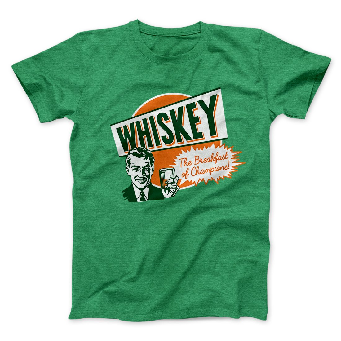 Whiskey - Breakfast of Champions Men/Unisex T-Shirt | Funny Shirt from Famous In Real Life