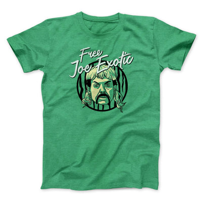Free Joe Exotic Funny Movie Men/Unisex T-Shirt Heather Kelly | Funny Shirt from Famous In Real Life