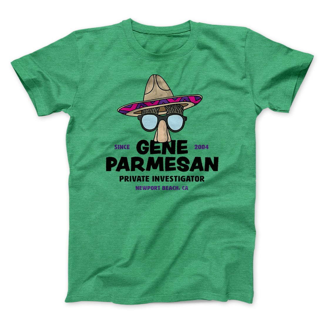 Gene Parmesan Men/Unisex T-Shirt Heather Kelly | Funny Shirt from Famous In Real Life