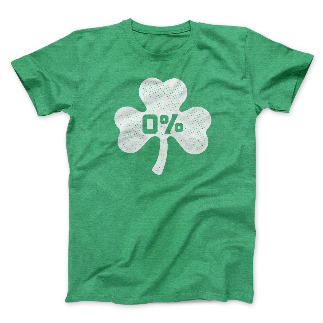 0% Irish Men/Unisex T-Shirt | Funny Shirt from Famous In Real Life