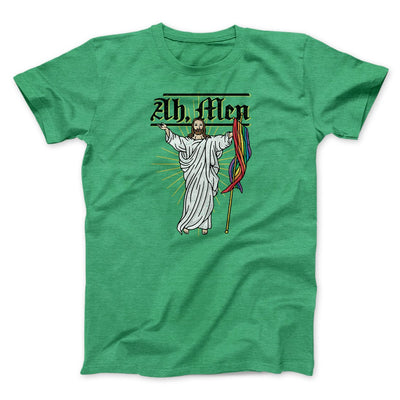 Ah, Men Men/Unisex T-Shirt Heather Kelly | Funny Shirt from Famous In Real Life