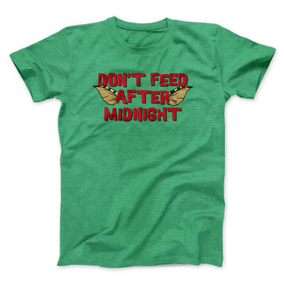 Don't Feed After Midnight Funny Movie Men/Unisex T-Shirt Heather Kelly | Funny Shirt from Famous In Real Life