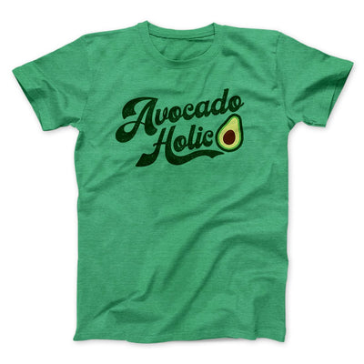 Avocadoholic Men/Unisex T-Shirt Heather Kelly | Funny Shirt from Famous In Real Life