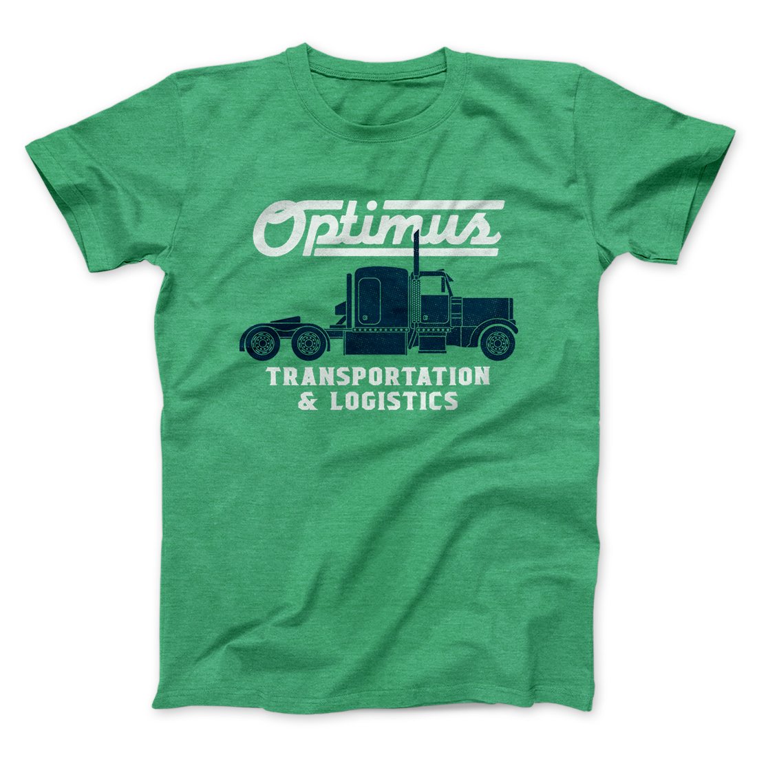Optimus Transportation Funny Movie Men/Unisex T-Shirt Heather Kelly | Funny Shirt from Famous In Real Life