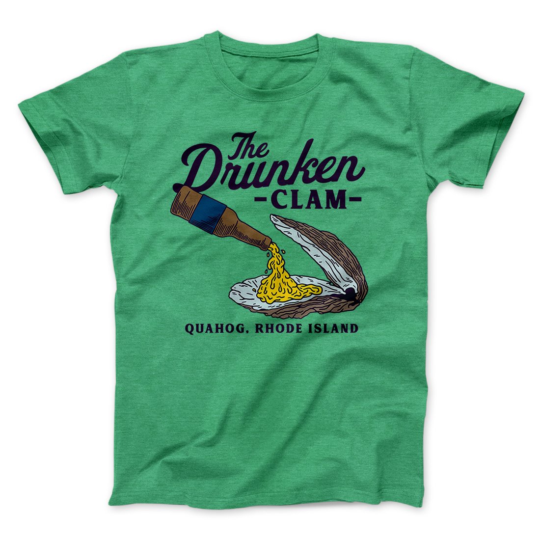 The Drunken Clam Men/Unisex T-Shirt | Funny Shirt from Famous In Real Life