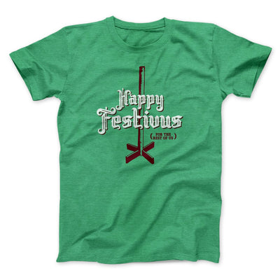 Happy Festivus For The Rest of Us Men/Unisex T-Shirt Heather Kelly | Funny Shirt from Famous In Real Life
