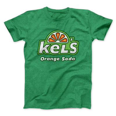 Kel's Orange Soda Men/Unisex T-Shirt Heather Kelly | Funny Shirt from Famous In Real Life