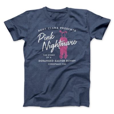 Pink Nightmare Funny Movie Men/Unisex T-Shirt Heather Navy | Funny Shirt from Famous In Real Life