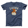 Chonk Men/Unisex T-Shirt Heather Navy | Funny Shirt from Famous In Real Life