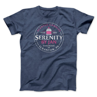 Serenity By Jan Men/Unisex T-Shirt Heather Navy | Funny Shirt from Famous In Real Life