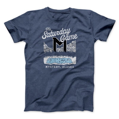 The Saturday Game Funny Movie Men/Unisex T-Shirt Heather Navy | Funny Shirt from Famous In Real Life