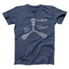 Flux Capacitor Funny Movie Men/Unisex T-Shirt Heather Navy | Funny Shirt from Famous In Real Life