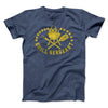 Grill Sergeant Men/Unisex T-Shirt Heather Navy | Funny Shirt from Famous In Real Life