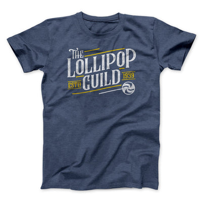 Lollipop Guild Funny Movie Men/Unisex T-Shirt Heather Navy | Funny Shirt from Famous In Real Life