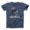 Meowica Men/Unisex T-Shirt Heather Navy | Funny Shirt from Famous In Real Life