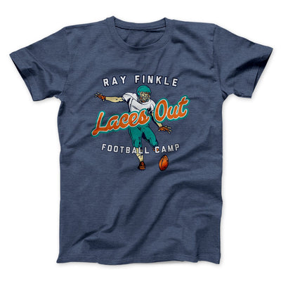 Ray Finkle - Laces Out Funny Movie Men/Unisex T-Shirt Heather Navy | Funny Shirt from Famous In Real Life