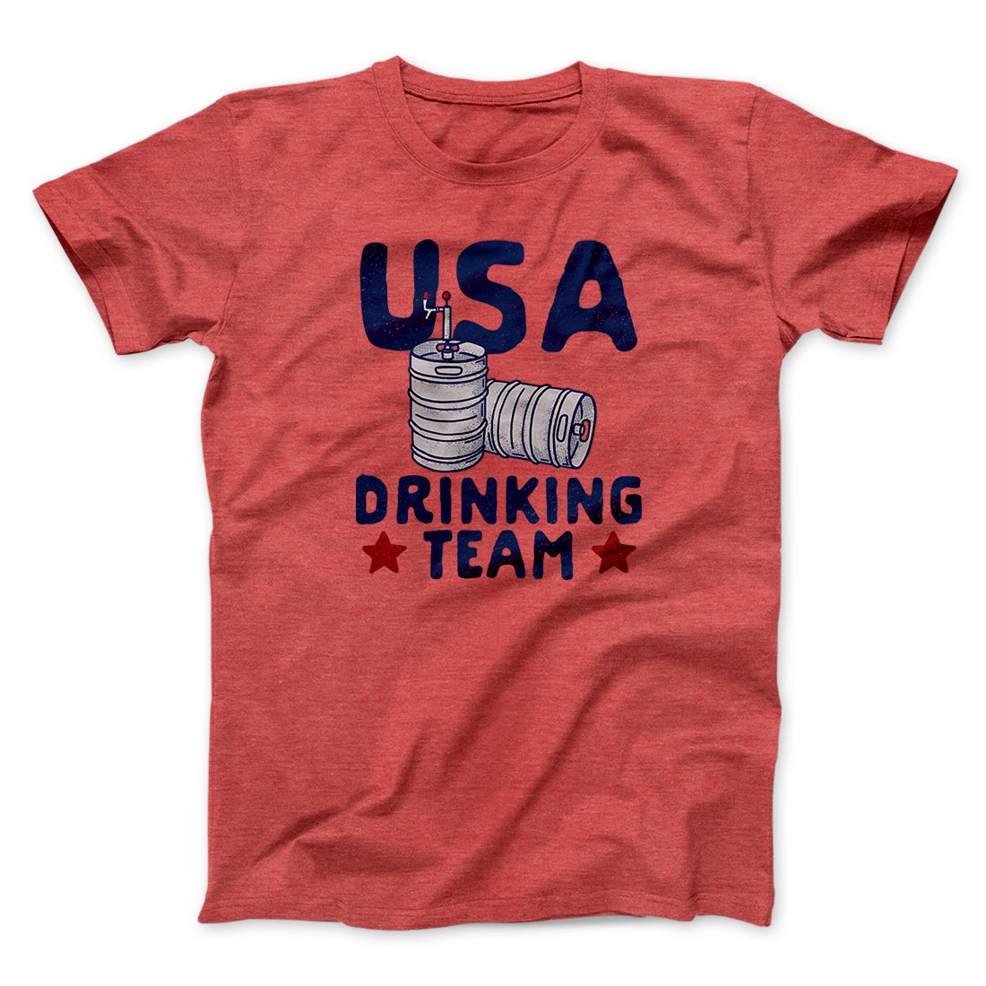 USA Drinking Team Men/Unisex T-Shirt | Funny Shirt from Famous In Real Life