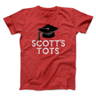 Scott's Tots Men/Unisex T-Shirt Heather Red | Funny Shirt from Famous In Real Life