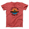 They See Me Rowing Funny Men/Unisex T-Shirt Heather Red | Funny Shirt from Famous In Real Life