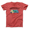 Indoorsy Men/Unisex T-Shirt Heather Red | Funny Shirt from Famous In Real Life