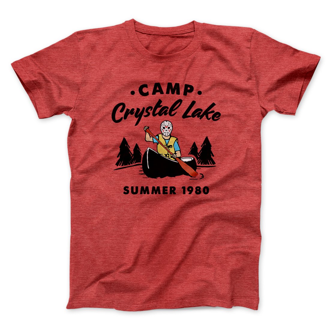 Camp Crystal Lake Funny Movie Men/Unisex T-Shirt | Funny Shirt from Famous In Real Life