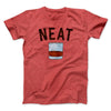 Whiskey- Neat Men/Unisex T-Shirt Heather Red | Funny Shirt from Famous In Real Life