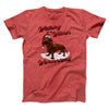 Walking In A Wiener Wonderland Men/Unisex T-Shirt Red | Funny Shirt from Famous In Real Life
