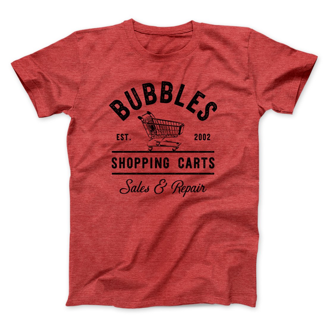 Bubbles Shopping Carts Men/Unisex T-Shirt | Funny Shirt from Famous In Real Life