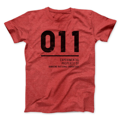 Experimental Property 011 Men/Unisex T-Shirt Heather Red | Funny Shirt from Famous In Real Life