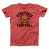 Crab Cakes and Football Men/Unisex T-Shirt Heather Red | Funny Shirt from Famous In Real Life