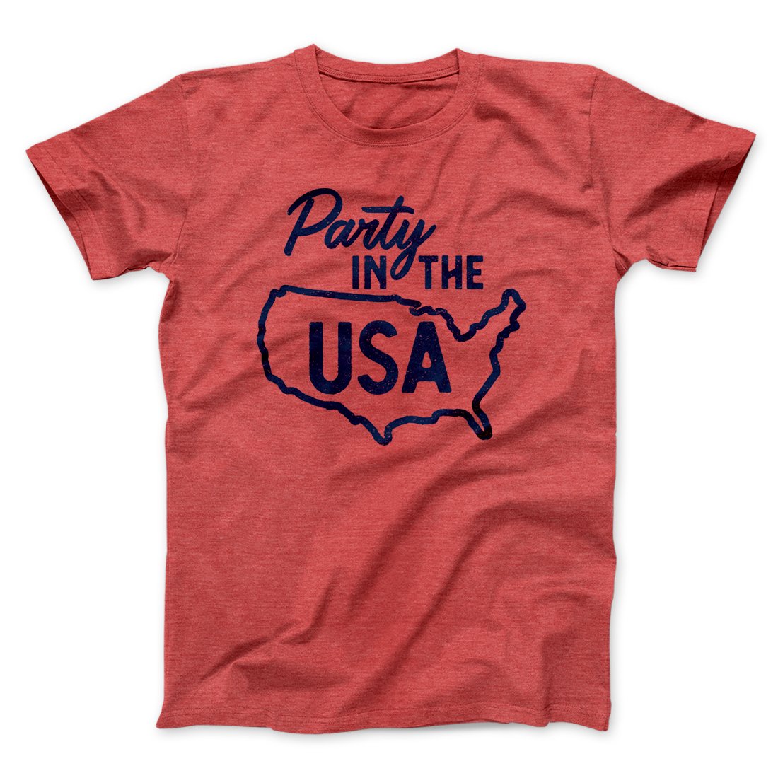Party in the USA Men/Unisex T-Shirt | Funny Shirt from Famous In Real Life