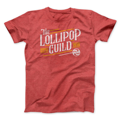Lollipop Guild Funny Movie Men/Unisex T-Shirt Heather Red | Funny Shirt from Famous In Real Life