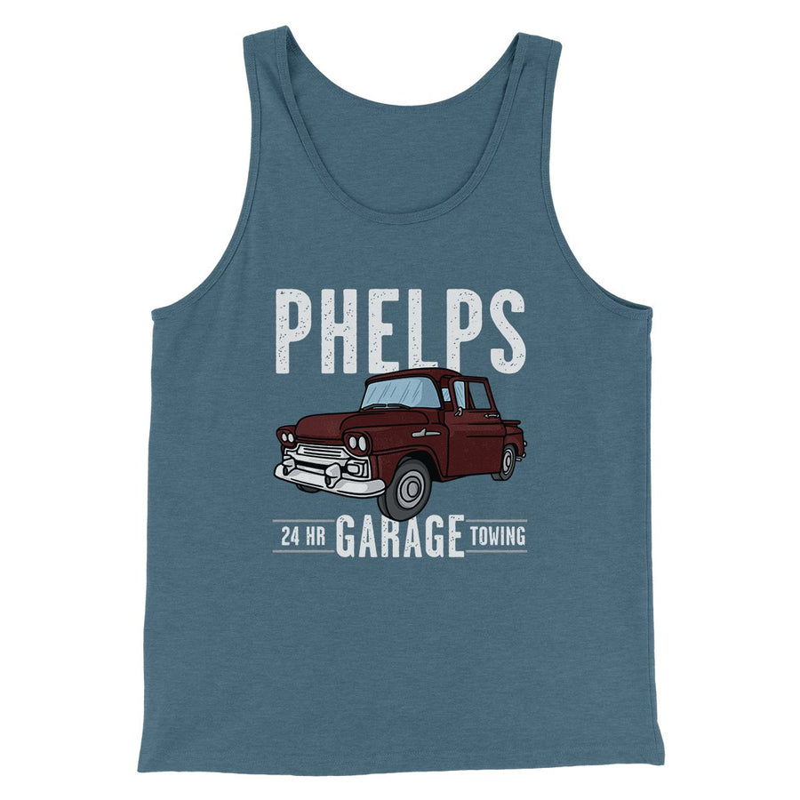 Phelps Garage Funny Movie Men/Unisex Tank Top | Funny Shirt from Famous In Real Life