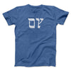 Oy Funny Hanukkah Men/Unisex T-Shirt Heather True Royal | Funny Shirt from Famous In Real Life