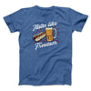 Tastes Like Freedom Men/Unisex T-Shirt Heather True Royal | Funny Shirt from Famous In Real Life