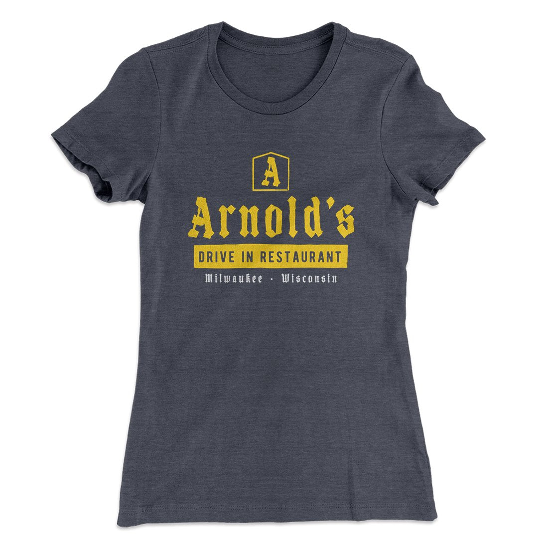 Arnold's Drive In Women's T-Shirt Heavy Metal | Funny Shirt from Famous In Real Life