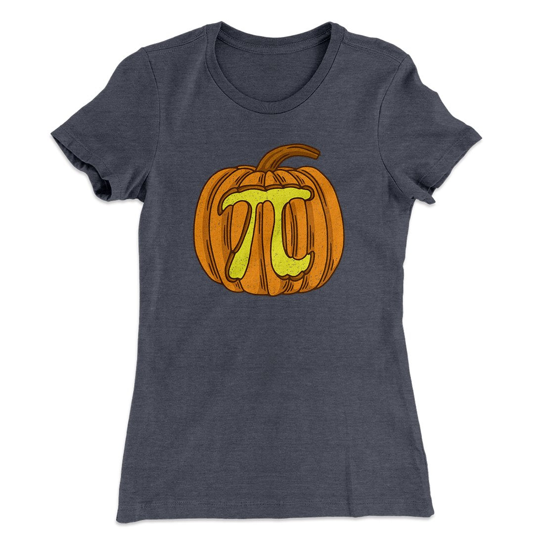 Pumpkin Pi Funny Thanksgiving Women's T-Shirt | Funny Shirt from Famous In Real Life