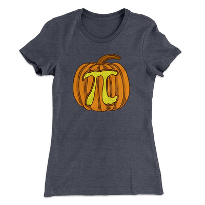 Pumpkin Pi Funny Thanksgiving Women's T-Shirt Heavy Metal | Funny Shirt from Famous In Real Life
